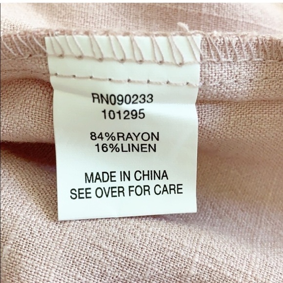 Pacsun Me To We Mauve Linen Blend Ruffle Top - Picture 5 of 7